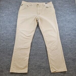 Polo Ralph Lauren Men's Stretch Slim Straight‎ Fit Jeans Tan Sz 38 x 30